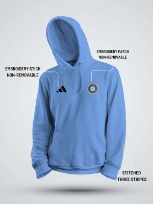 Adidas Team India Hoodie  - ClimaCool Tech - Image 3