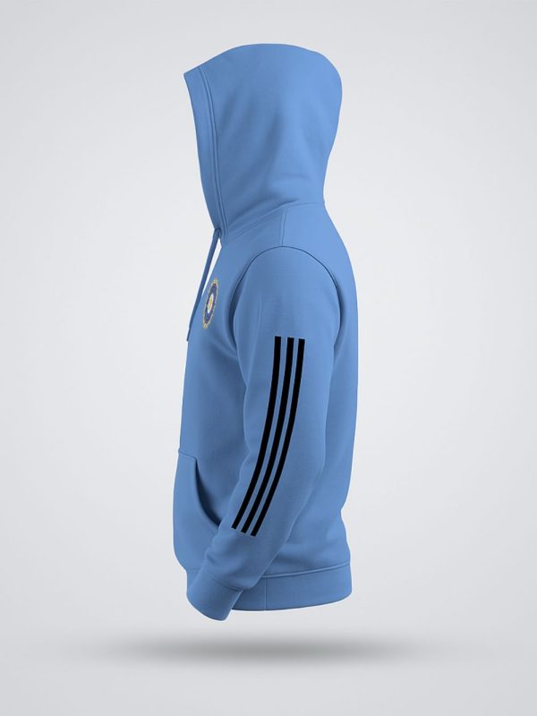 indian team travel hoodie teehub back view
