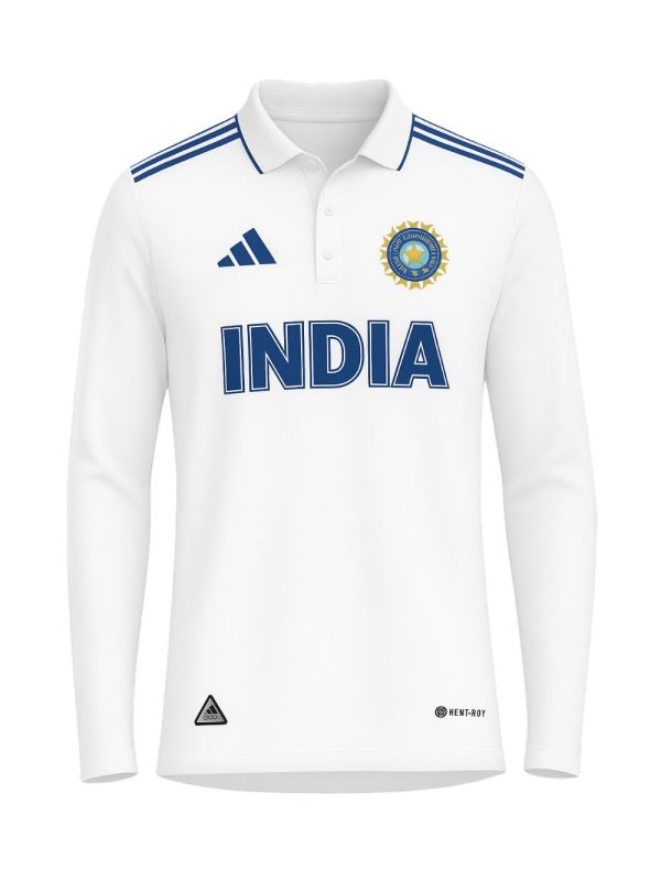 india test jersey front posing
