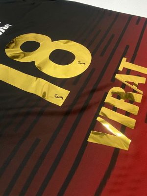 RCB RED Jersey 2025 - Golden Version (SUPER SHINING)