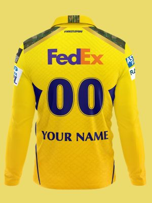 CSK 2025 Jersey With You and Number Half and Full Sleeve - Image 3