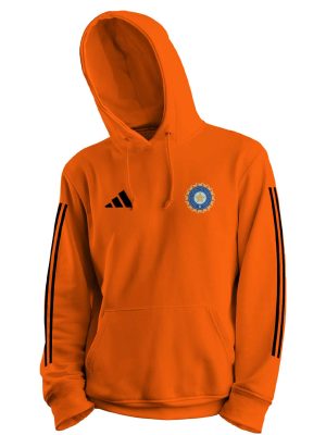 Orange World Cup - Adidas Team India Training  Hoodie (Orange) - Image 2