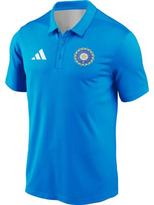 World Cup Sea Blue - Team India Travel Polo - Adidas