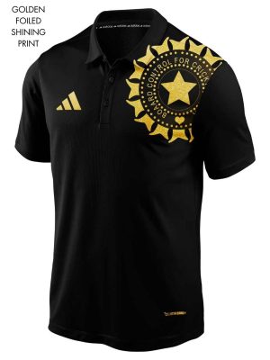 Team India Foil Party Polo - Shining Super Premium