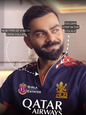 RCB KIDS Jersey 2025 - With Name And Number - Image 2