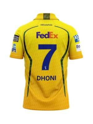 CSK Jersey 2026 teehub back