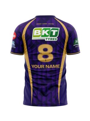 KKR jersery 2026 back