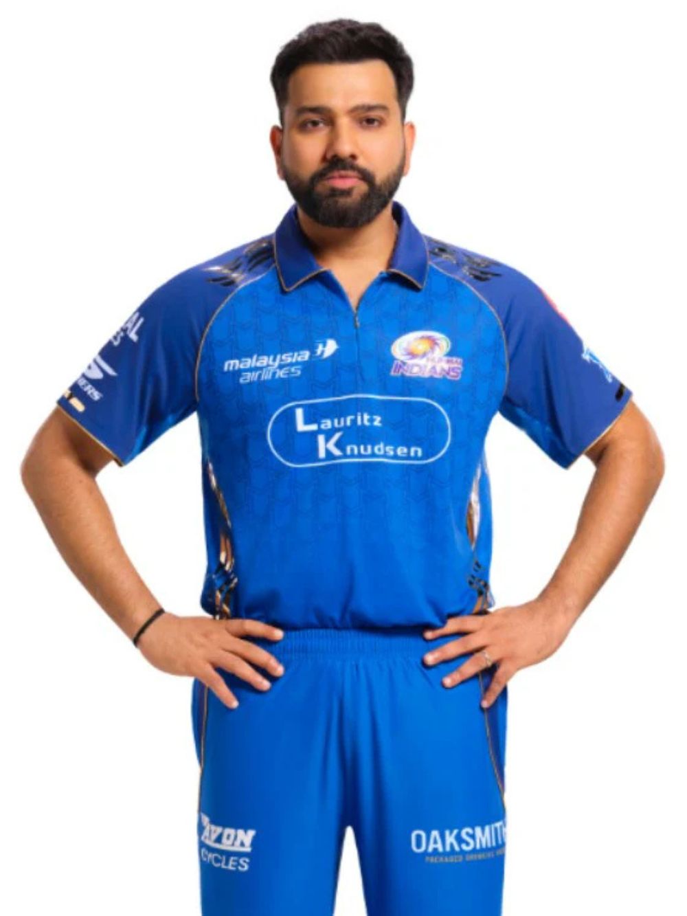 Maillot De Cricket Mumbai Indians – Bleu DHFL – Taille XL – Hero Football