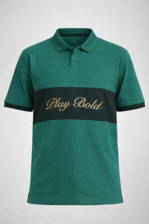 rcb green travel polo