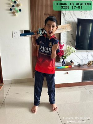 RCB KIDS Jersey 2025 - With Name And Number