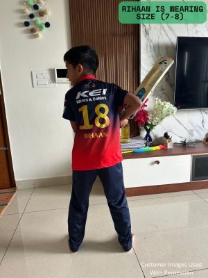 Bangaluru KIDS Jersey 2025 - With Name And Number - Image 4