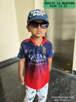 Bangaluru KIDS Jersey 2025 - With Name And Number - Image 2