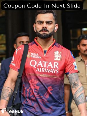 RCB Practice Jersey 2025 - WITH NAME AND NUMBER - Image 5