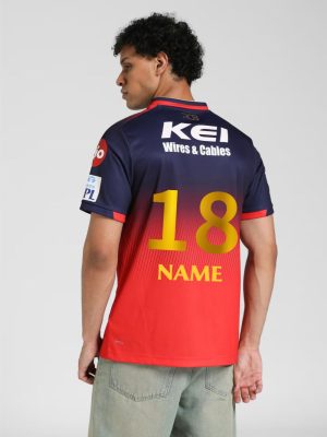 RCB Jersey 2025 - Premium Fabric Jersey with Your Name and Number - Image 2