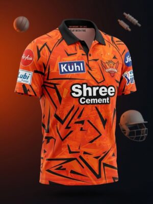 SRH 2026 IPL jersey with personalized name and number, Sunrisers Hyderabad latest orange cricket jersey teehub