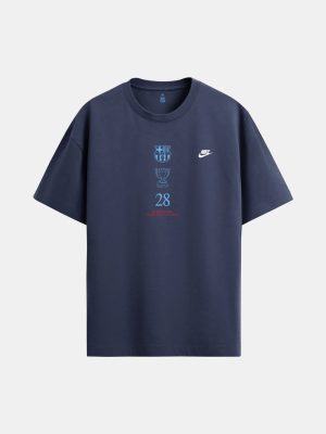 Barcelona Victory Parade Tee - Navy - Champions - Image 1