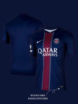 Customized Paris Saint-Germain 2025–26 away kit with printed name and number