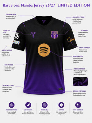 Barcelona Mamba Jersey - 2026 -27 - LIMITED EDITION - Image 3