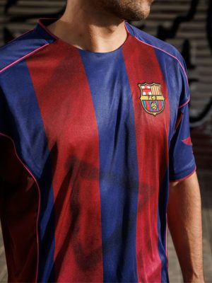 FC Barcelona 2005–06 Retro Jersey Inspired by Ed Sheeran – Teehub Exclusive