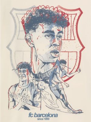 FC Barcelona Lamine Yamal Since 1899 T-Shirt - Cotton - Brand Premium - Image 3