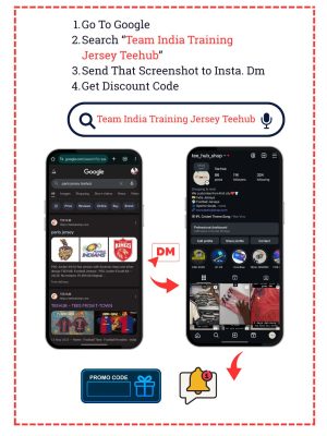 Adidas Team India Training Jersey - Grey And Orange - Image 4