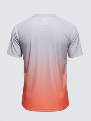 Team India fan jersey in grey and orange by Adidas, stylish cricket jersey for supporters. only on teehub