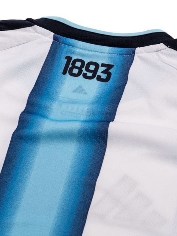 Argentina 2026 World Cup teal and white jersey displayed for sale on Teehub.