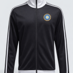 indain team black travel jacket front pose