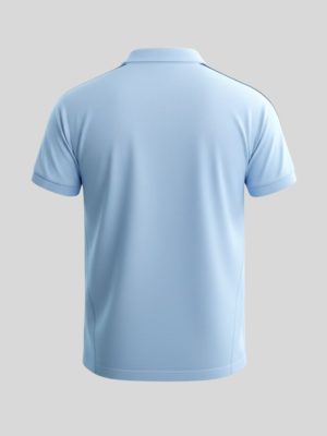 indian team sky blue travel polo