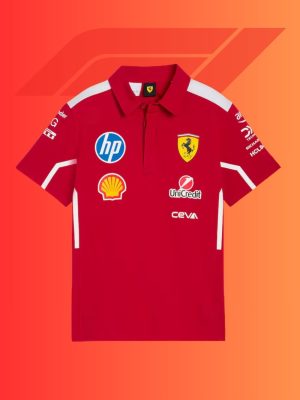 F1 performance polo shirt with premium new logos – Teehub