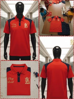 RCB Auction Polo 2026 front view