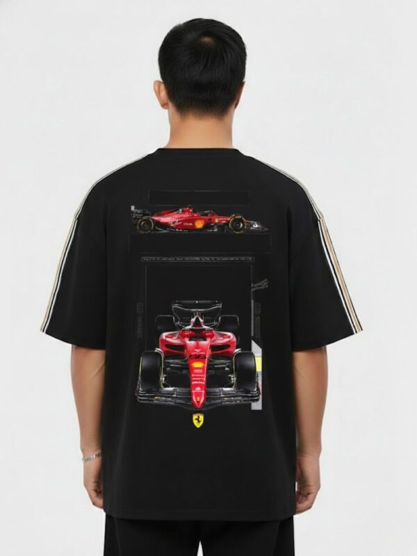 Charles Leclerc Oversized Tshirt teehub back Ferrari