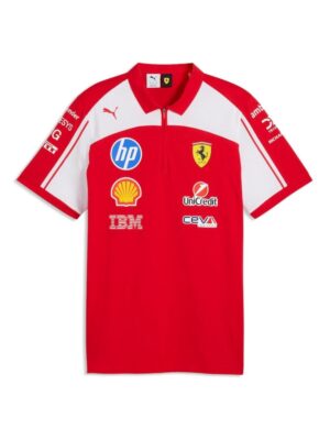 F1 Ferrari 2026 Team Polo T Shirt 6 F1 Ferrari 2026 Team Polo T Shirt teehub
