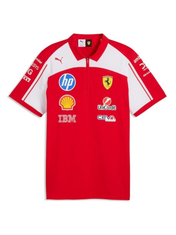F1 Ferrari 2026 Team Polo T Shirt 1 F1 Ferrari 2026 Team Polo T Shirt teehub