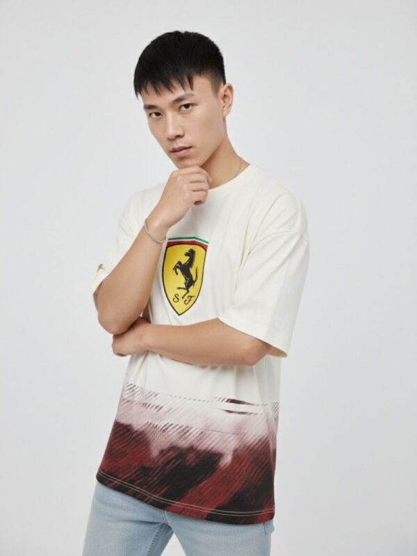 F1 Ferrari Oversized T Shirt 5 f1 ferrari oversized tshirt 2