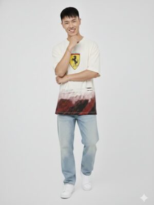 F1 Ferrari Oversized T Shirt 9 F1 Ferrari Oversized T Shirt - Image 4