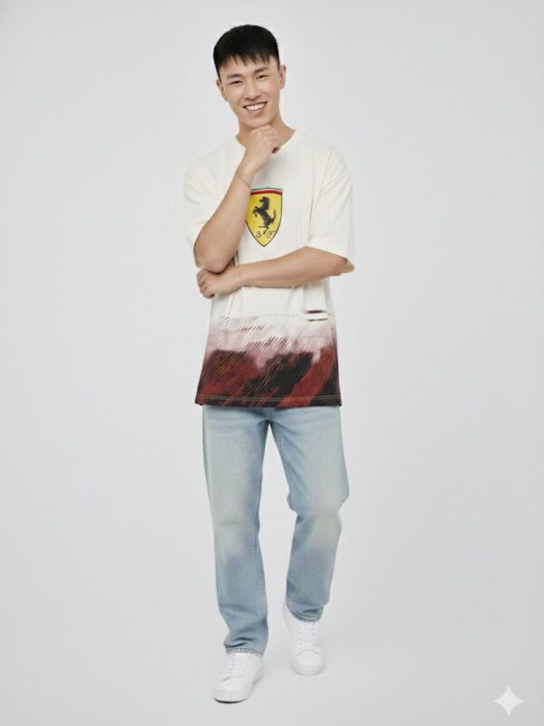 F1 Ferrari Oversized T Shirt 3 f1 ferrari oversized tshirt 5