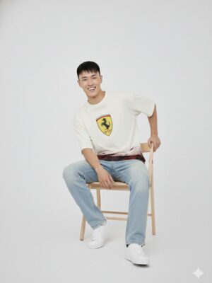 F1 Ferrari Oversized T Shirt 10 F1 Ferrari Oversized T Shirt - Image 5