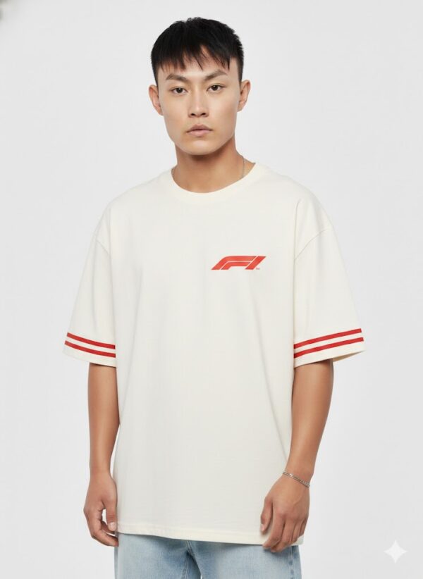 Ferrari merch printed t-shirt with premium graphic design, Formula 1 Ferrari fanwear available in India only on Teehub