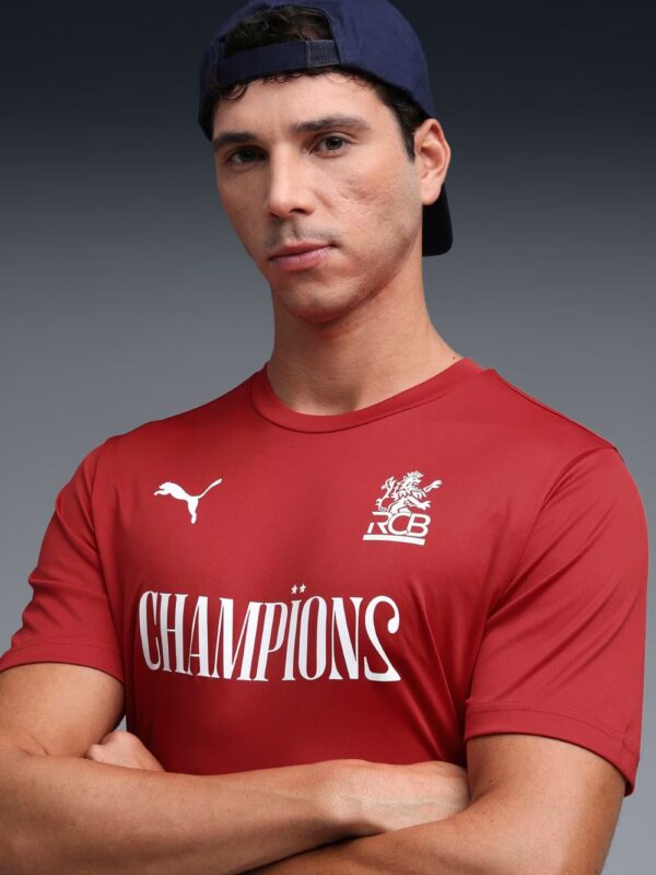 RCB Champions tshirt side view teehub