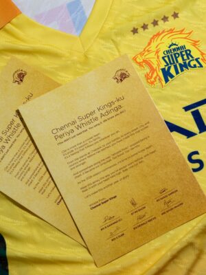 CSK Jersey 2026 - With Name And Number 9 Buy CSK Jersey 2026 online with name and number print IPL 2026 Chennai Super Kings cricket jersey