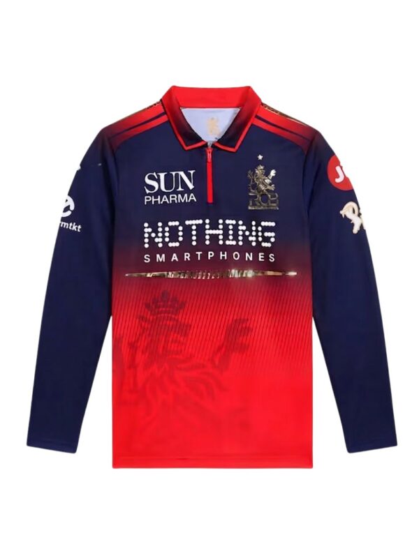 rcb jersey full sleeves 2026 front