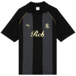 rcb black travel tshirt oversized