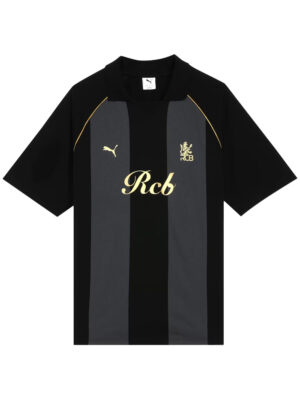 rcb black travel tshirt oversized