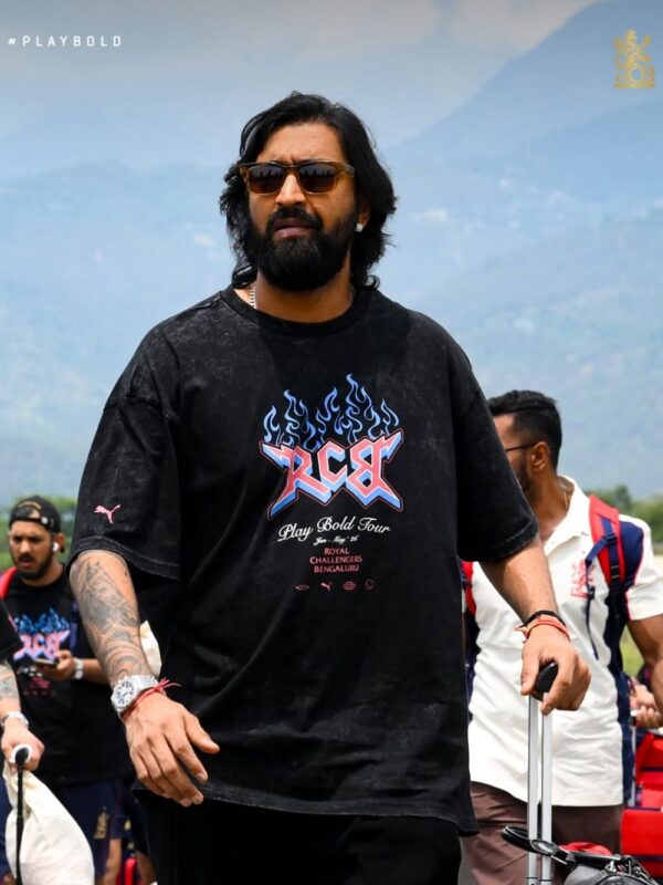 rcb black tshirt acid wash teehub