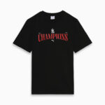 Black RCB Champions fan t-shirt featuring the complete squad player names on the back. Made from 100% cotton for superior comfort, softness, and everyday wear. Exclusive TEEHUB edition.