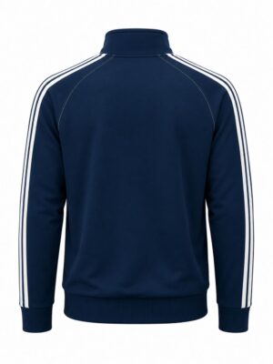 Team India new travel Jacket white and blue back side