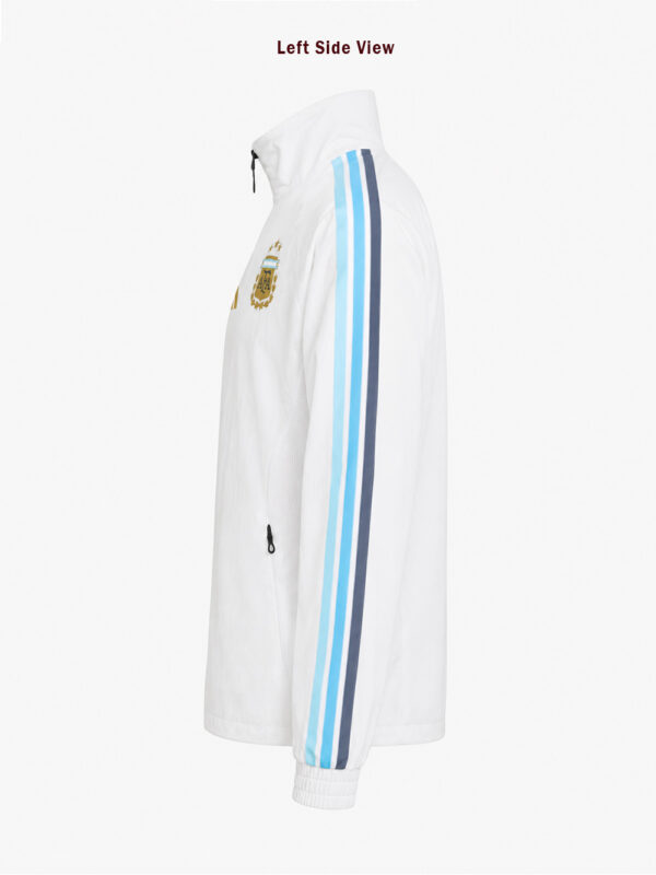 Argentina Anthem Jacket 4 Buy Messi Argentina Home Anthem White Jacket online only on TeeHub
