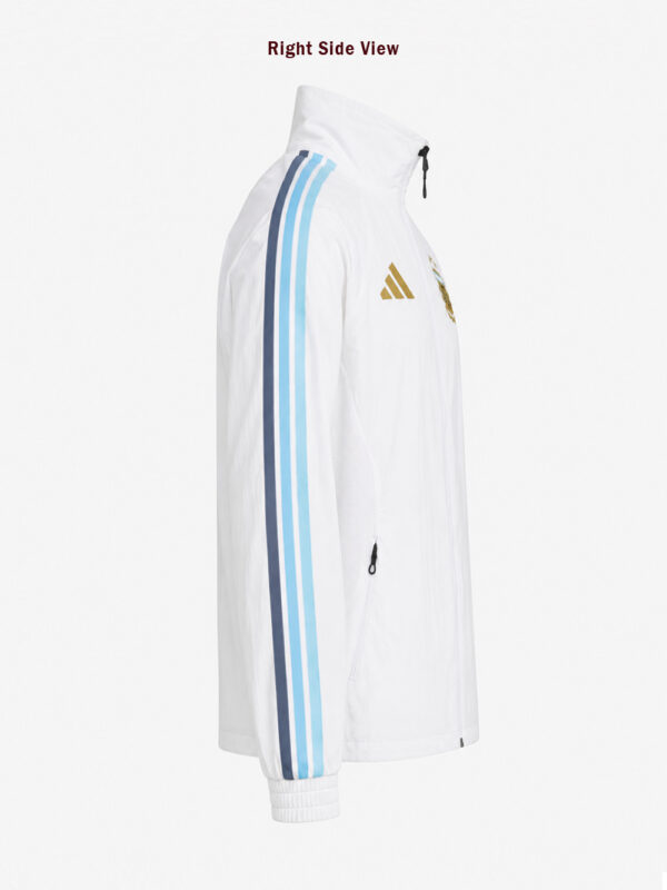 Argentina Anthem Jacket 3 Premium Argentina anthem jacket inspired by Lionel Messi stand-up collar regular fit