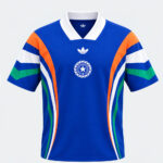 Team India Shoulder Tricolor T-Shirt by TeeHub with V-neck regular fit lifestyle cricket jersey inspired by India's cricket pride.